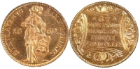 Дукат, Гамбург 1860 год