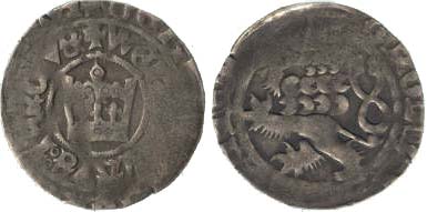 Пражский грош, выпущенный в период правления Вацлава IV (1378–1419)