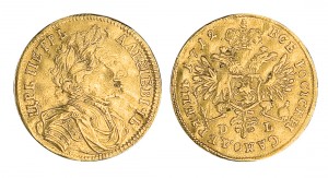 Червонец 1712 г. Без обозначения номинала. G-DL Червонец 1712 г. Без обозначения номинала. G-DL