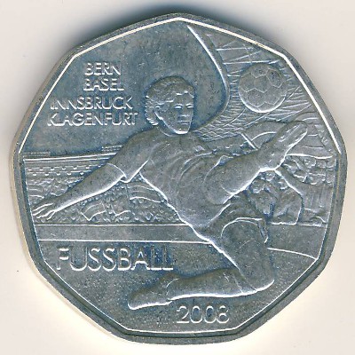 Австрия, 5 евро (2008 г.)
