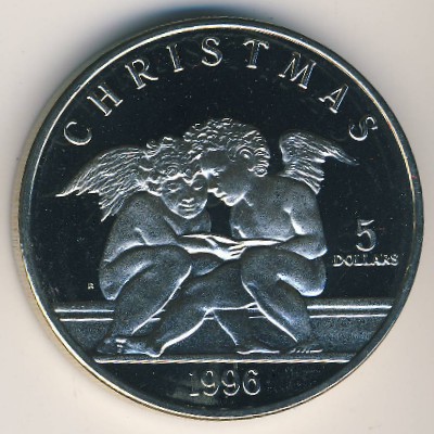 Marshall Islands, 5 dollars, 1996