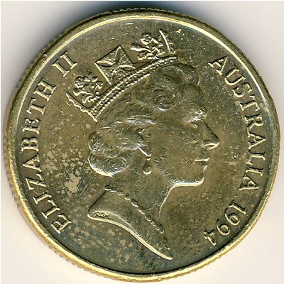 Австралия, 1 доллар (1985&ndash;1998 г.)