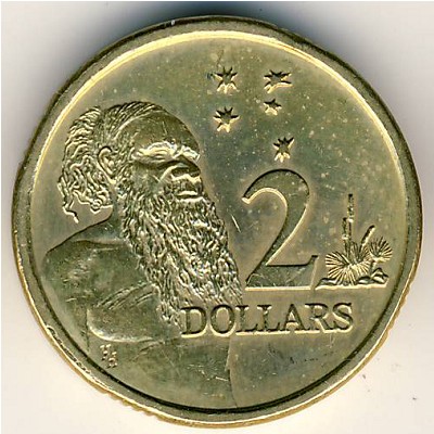 Австралия, 2 доллара (1988–1998 г.)