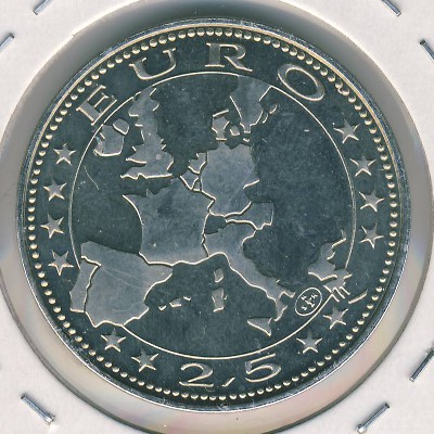 Европа., 2 1/2 евро (1997 г.) Европа., 2 1/2 евро (1997 г.)