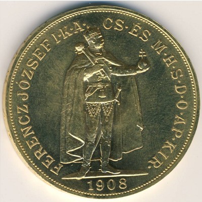 Венгрия, 100 крон (1907–1908 г.)
