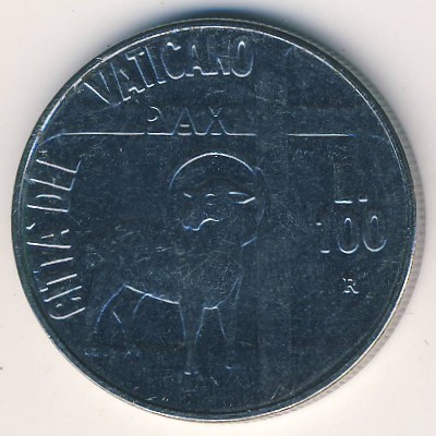 Ватикан, 100 лир (1984 г.)