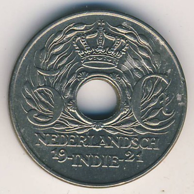 Нидерландская Индия, 5 центов (1913–1922 г.)