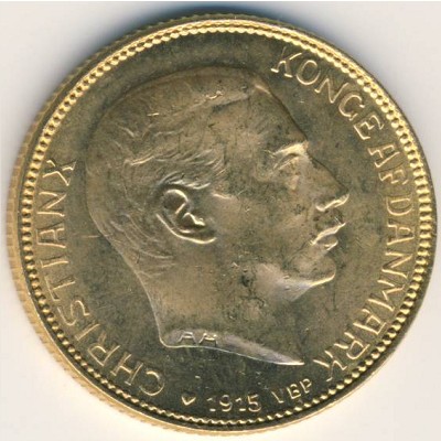 Дания, 20 крон (1913–1917 г.)