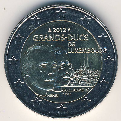 Luxemburg, 2 euro, 2012