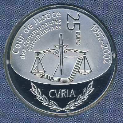 Люксембург, 25 евро (2002 г.)