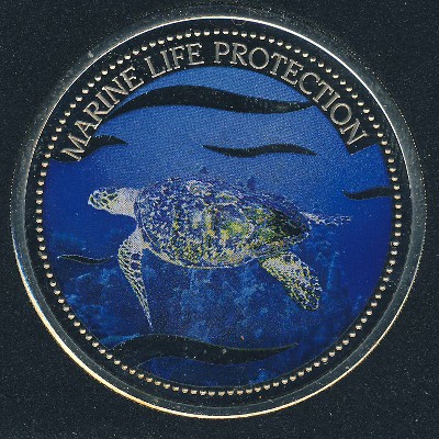 Palau, 1 dollar, 2004
