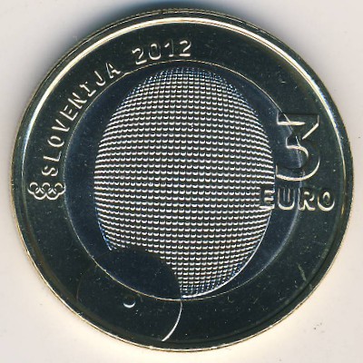 Словения, 3 евро (2012 г.)
