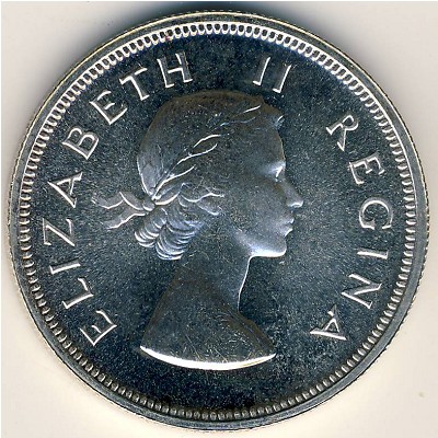South Africa, 2 1/2 shillings, 1953–1960