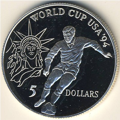 Ниуэ, 5 долларов (1991 г.) Ниуэ, 5 долларов (1991 г.)