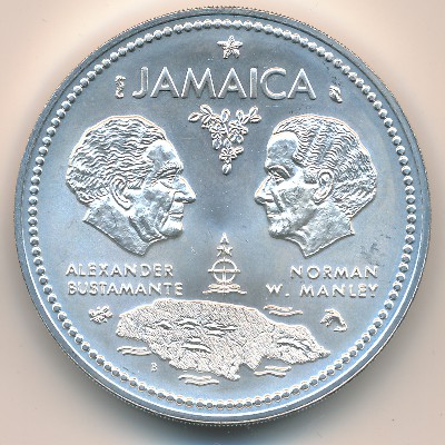 Jamaica, 10 dollars, 1972