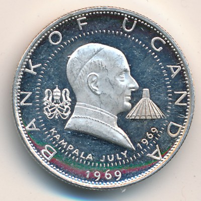 Uganda, 2 shillings, 1969–1970