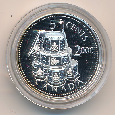 Канада, 5 центов (2000 г.)