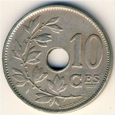 Бельгия, 10 сентим (1911–1929 г.)