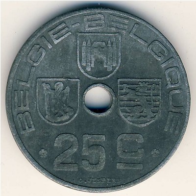 Бельгия, 25 сентим (1942–1947 г.)