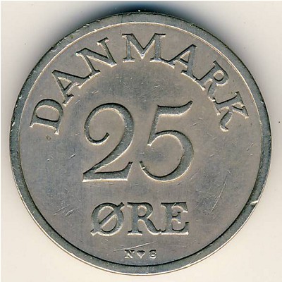 Дания, 25 эре (1948–1955 г.)