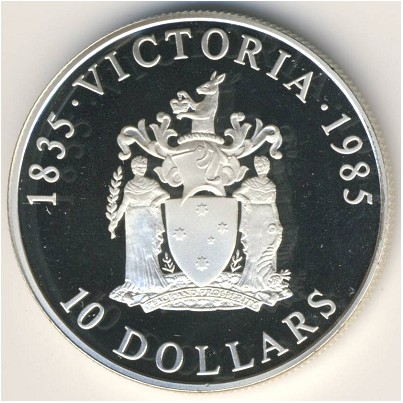 Австралия, 10 долларов (1985 г.)