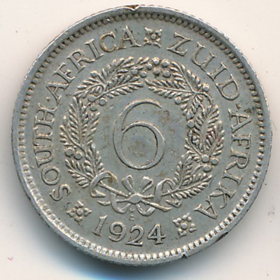ЮАР, 6 пенсов (1923–1924 г.)