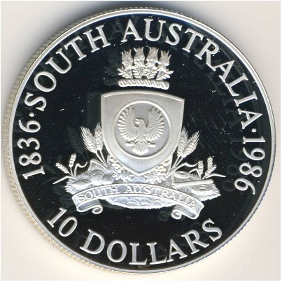 Австралия, 10 долларов (1986 г.)
