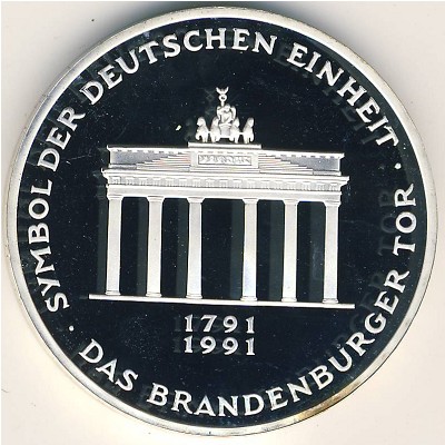 West Germany, 10 mark, 1991