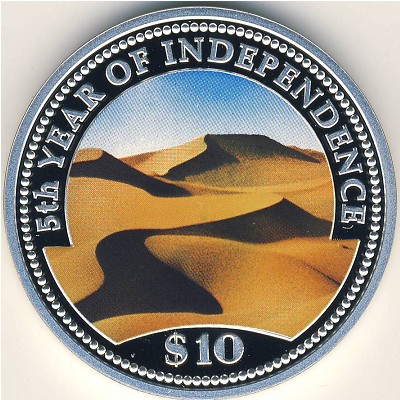 Намибия, 10 долларов (1995 г.) Намибия, 10 долларов (1995 г.)