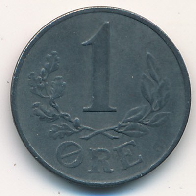 Denmark, 1 ore, 1941–1946 Denmark, 1 ore, 1941–1946