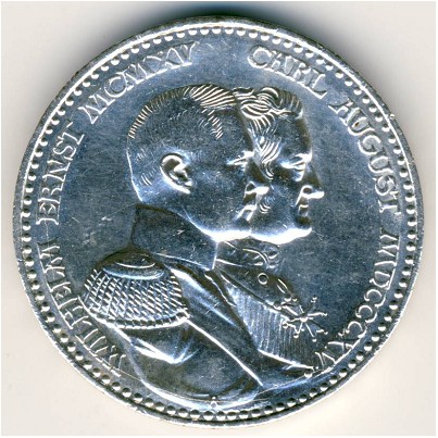 Саксен-Веймар-Эйзенах, 3 марки (1915 г.)