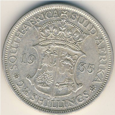 ЮАР, 2 1/2 шиллинга (1931–1936 г.)