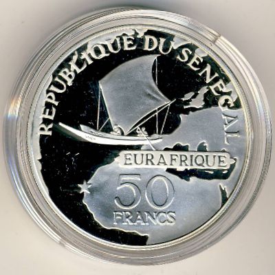 Сенегал, 50 франков (1975 г.) Сенегал, 50 франков (1975 г.)