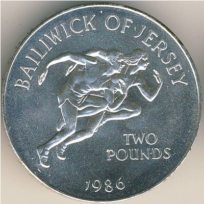 Джерси, 2 фунта (1986 г.)