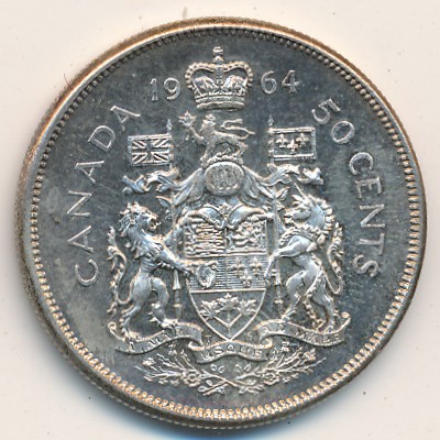Канада, 50 центов (1959–1964 г.)