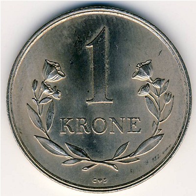 Гренландия, 1 крона (1960–1964 г.) Гренландия, 1 крона (1960–1964 г.)