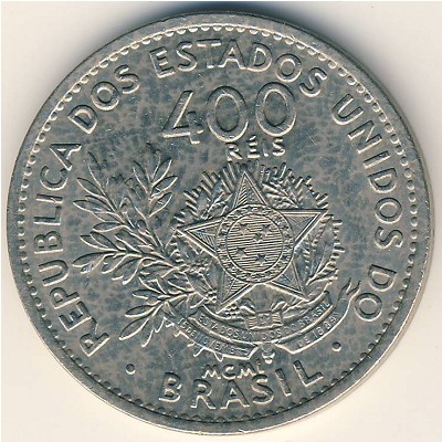 Бразилия, 400 рейс (1901 г.) Бразилия, 400 рейс (1901 г.)