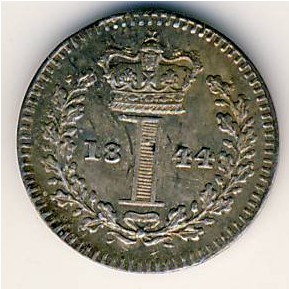 Великобритания, 1 пенни (1838–1887 г.)