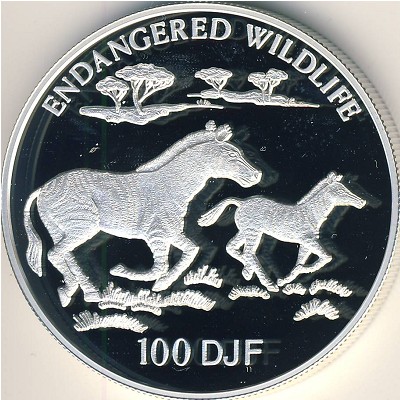 Djibouti, 100 francs, 1994 Djibouti, 100 francs, 1994