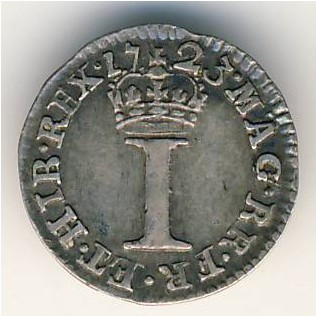 Великобритания, 1 пенни (1716–1727 г.)