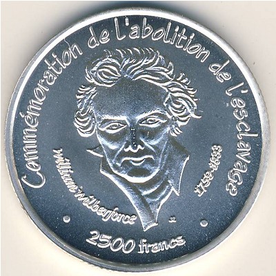Буркина Фасо., 2500 франков (2007 г.) Буркина Фасо., 2500 франков (2007 г.)
