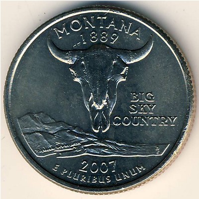 США, 1/4 доллара (2007 г.)