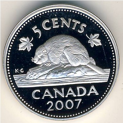 Канада, 5 центов (2004–2011 г.)