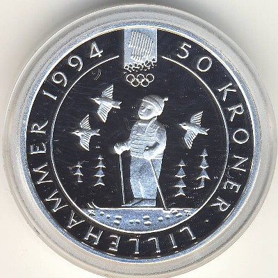 Норвегия, 50 крон (1991 г.)