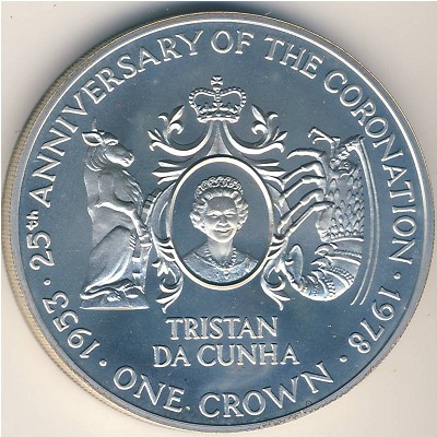 Tristan da Cunha, 1 crown, 1978