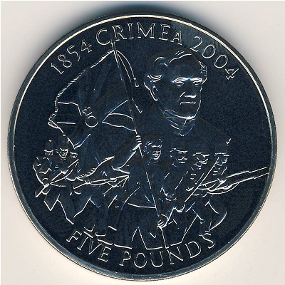 Гернси, 5 фунтов (2004 г.)