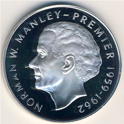 Ямайка, 5 долларов (1985–1993 г.)