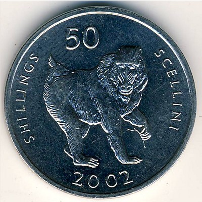 Somalia, 50 shillings, 2002
