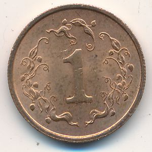 Zimbabwe, 1 cent, 1980–1988