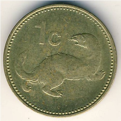 Malta, 1 cent, 1991–2007